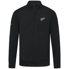 Detroit Red Wings Levelwear Copper Upright Quarter-Zip Pullover Black