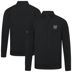 Chicago Blackhawks Levelwear Copper Upright Quarter-Zip Pullover Black