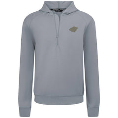 Minnesota Wild Levelwear Technic Quarter-Zip Pullover Hoodie Gray