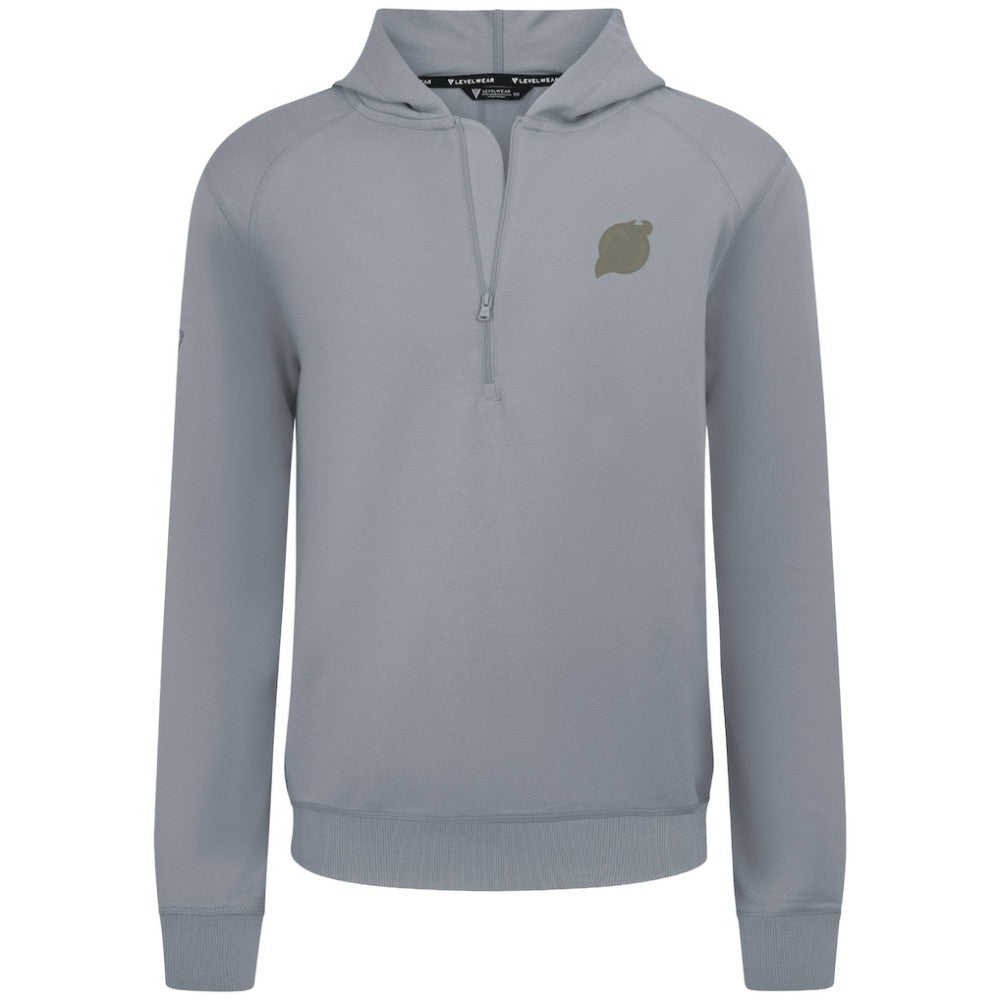 New Jersey Devils Levelwear Technic Quarter-Zip Pullover Hoodie Gray