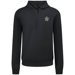 Toronto Maple Leafs Levelwear Technic Quarter-Zip Pullover Hoodie Black