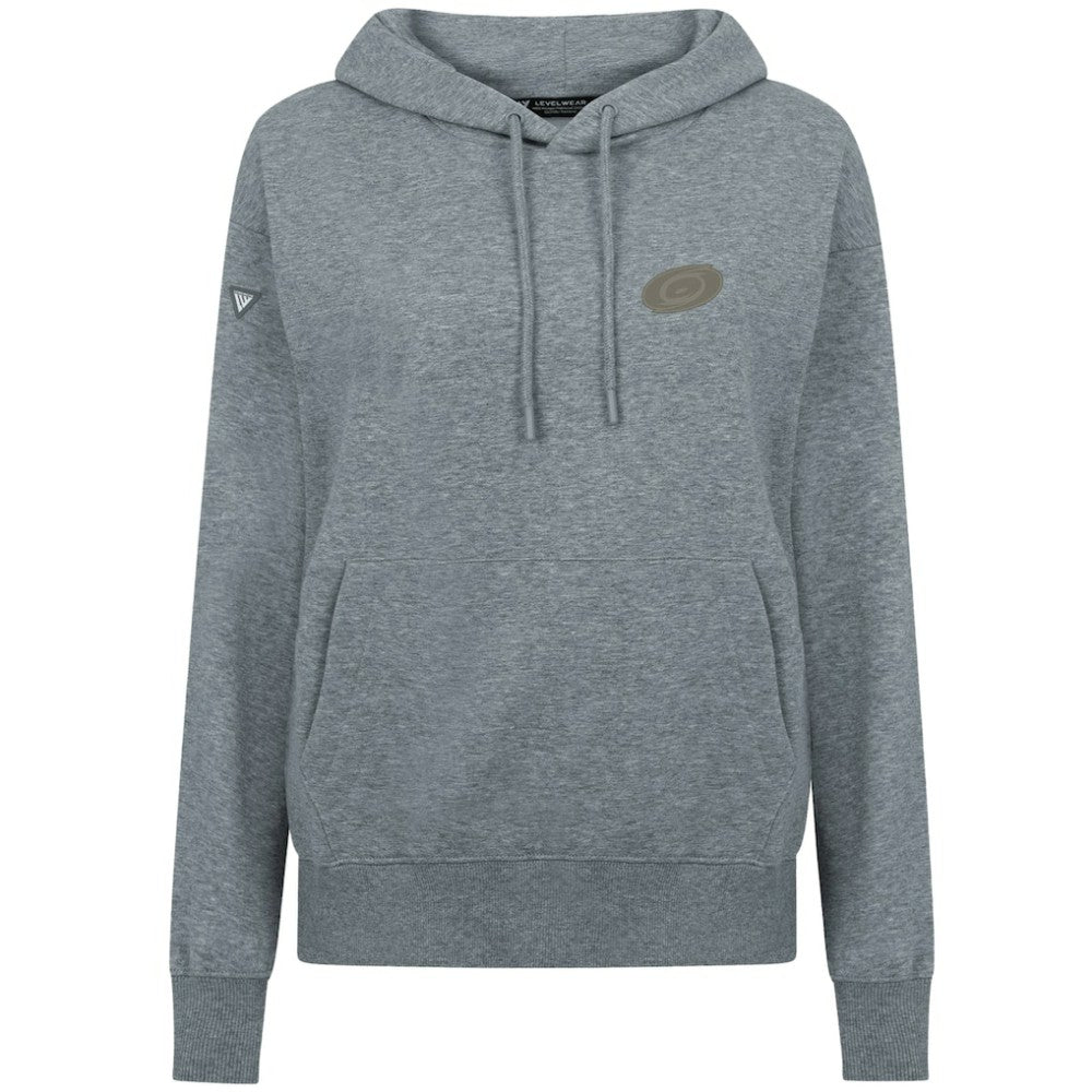 Carolina Hurricanes Levelwear Women's Adorn Copper Hoodie Gray