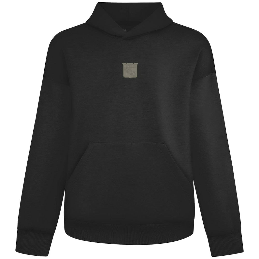 New York Rangers Levelwear Luxe Signature Copper Hoodie Black