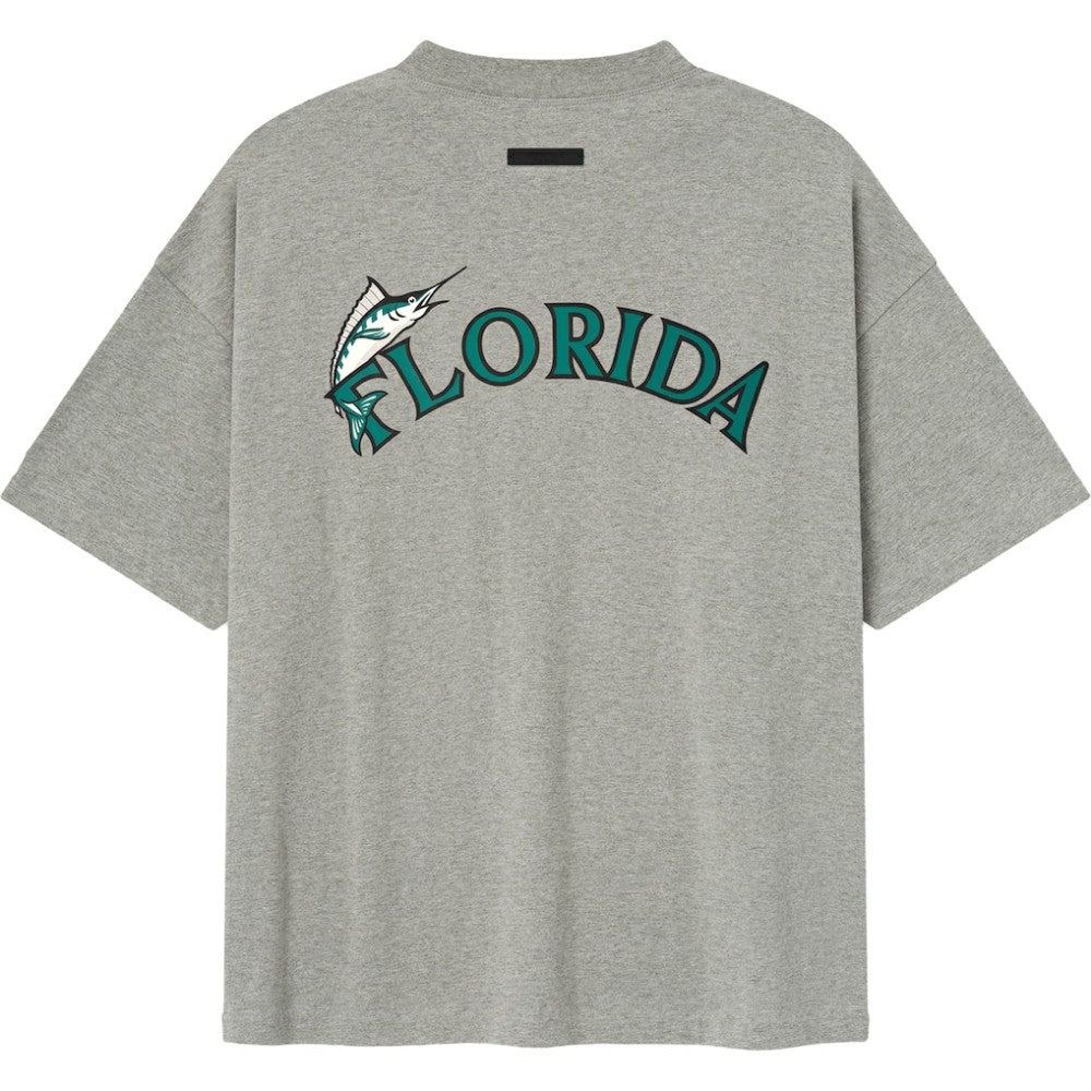 Florida Marlins Fear of God x MLB 90's Fit T-Shirt - Heather Gray