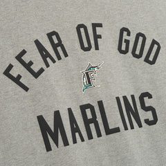 Florida Marlins Fear of God x MLB 90's Fit T-Shirt - Heather Gray