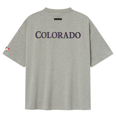 Colorado Rockies Fear of God x MLB 90's Fit T-Shirt - Heather Gray