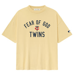 Minnesota Twins Fear of God x MLB 90's Fit T-Shirt - Yellow