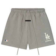 Los Angeles Dodgers Fear of God x MLB Classic Fit Sweatshorts - Warm Heather Gray