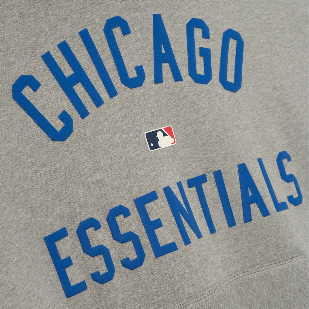 Chicago Cubs Fear of God x MLB Sport Fit Hoodie - Warm Heather Gray/Royal