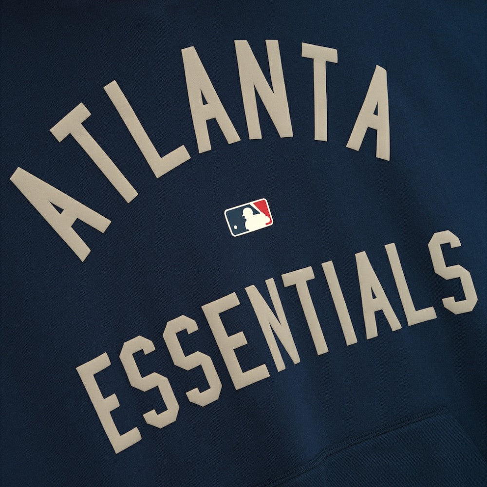 Atlanta Braves Fear of God x MLB Sport Fit Hoodie - Navy/Red