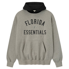 Florida Marlins Fear of God x MLB Sport Fit Hoodie - Warm Heather Gray/Black