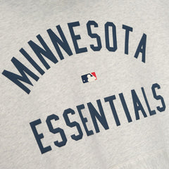 Minnesota Twins Fear of God x MLB Sport Fit Hoodie - Light Heather Gray/Navy