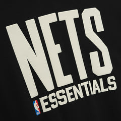 Brooklyn Nets Fear of God x NBA Macao Sport Fit Hoodie - Black/Heather Gray sale