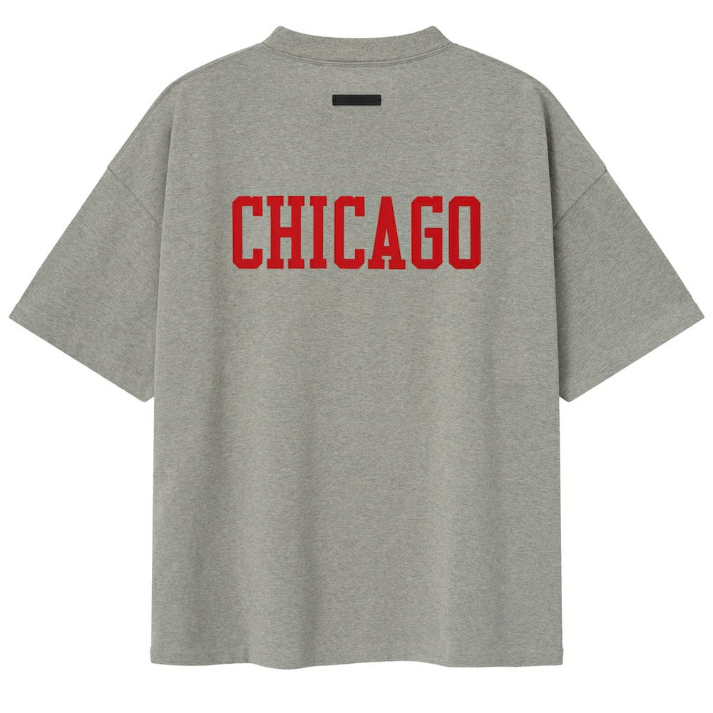 Chicago Bulls Fear of God x NBA Unisex 90s T-Shirt sale - Heather Gray discount