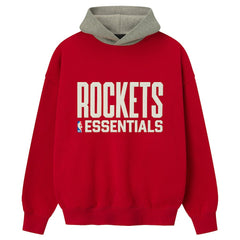 Houston Rockets Fear of God x NBA Unisex Sport Hoodie sale - Red/Heather Gray cheap