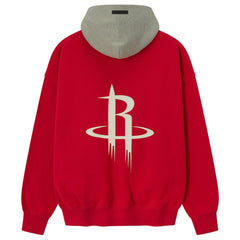 Houston Rockets Fear of God x NBA Unisex Sport Hoodie sale - Red/Heather Gray cheap