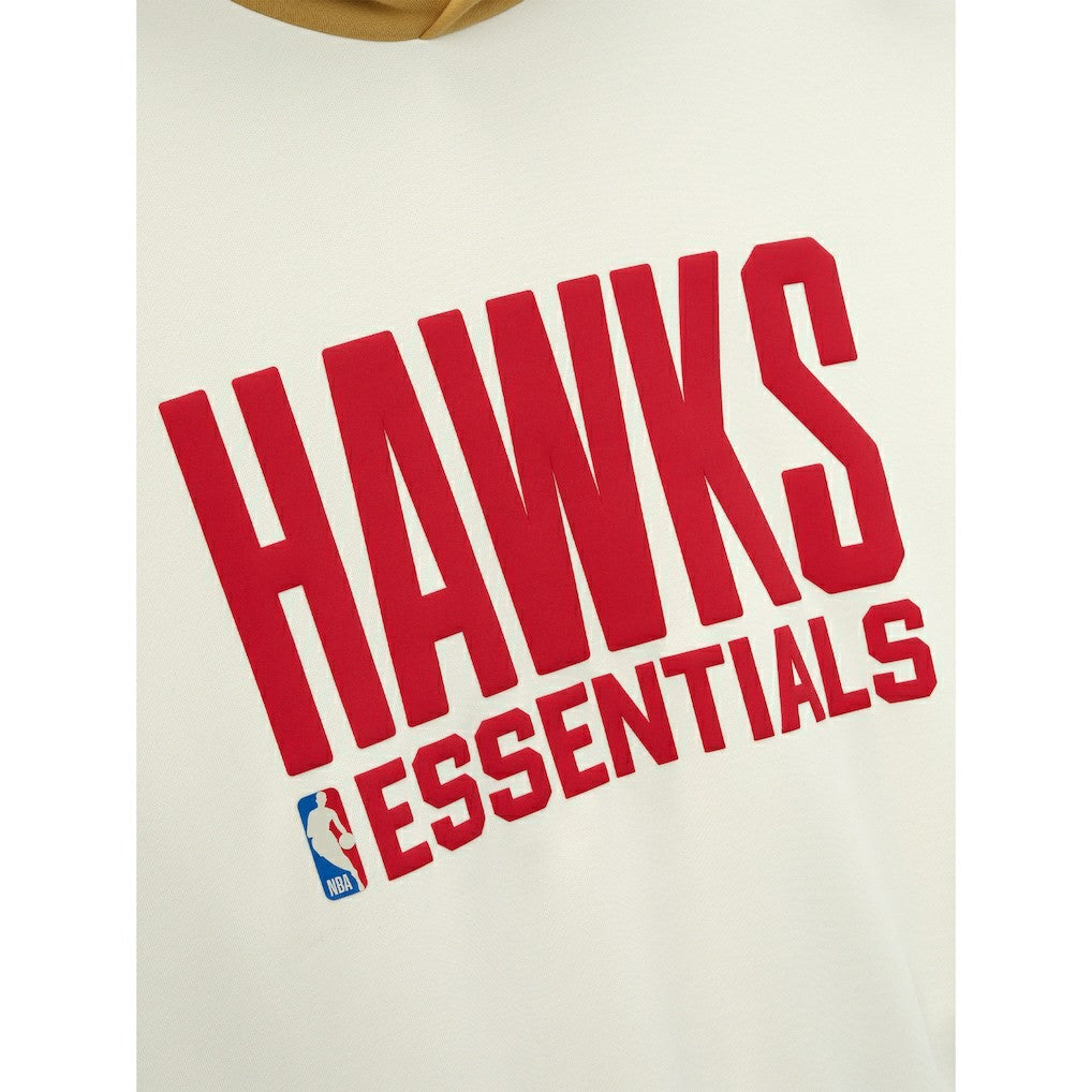Atlanta Hawks Fear of God x NBA Unisex Sport Hoodie - Cream/Yellow cheap