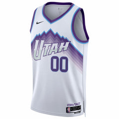 Utah Jazz Unisex Swingman Custom Jersey - Association Edition - White | Nike cheap