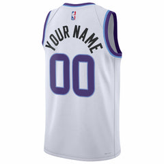 Utah Jazz Unisex Swingman Custom Jersey - Association Edition - White | Nike cheap