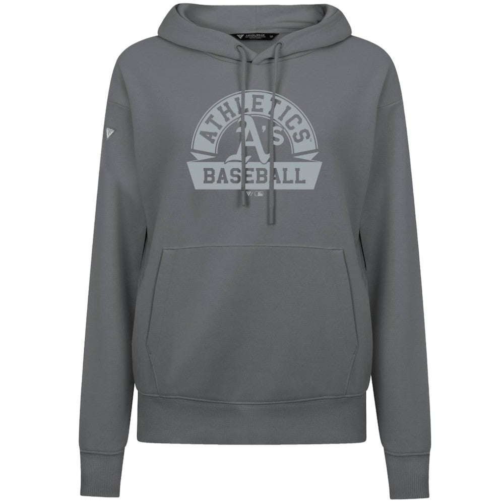 Athletics Levelwear Women's Adorn Banner Arch Hoodie - Stone