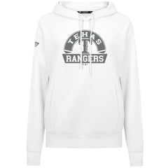 Texas Rangers Levelwear Women's Adorn Banner Arch Hoodie - White