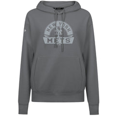 New York Mets Levelwear Women's Adorn Banner Arch Hoodie - Stone