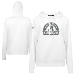 Arizona Diamondbacks Levelwear Women's Adorn Banner Arch Hoodie - White