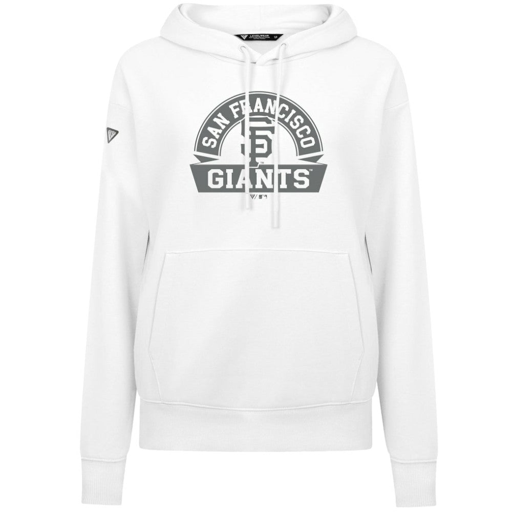 San Francisco Giants Levelwear Women's Adorn Banner Arch Hoodie - White