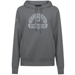 Pittsburgh Pirates Levelwear Women's Adorn Banner Arch Hoodie - Stone
