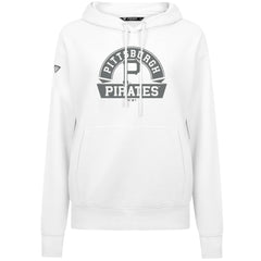 Pittsburgh Pirates Levelwear Women's Adorn Banner Arch Hoodie - White