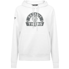 Detroit Tigers Levelwear Women's Adorn Banner Arch Hoodie - White