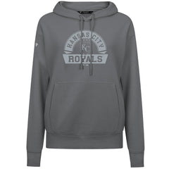 Kansas City Royals Levelwear Women's Adorn Banner Arch Hoodie - Stone