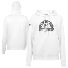 Baltimore Orioles Levelwear Women's Adorn Banner Arch Hoodie - White