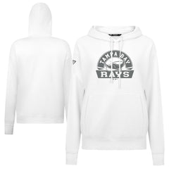 Tampa Bay Rays Levelwear Women's Adorn Banner Arch Hoodie - White