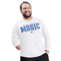 Orlando Magic G-III Sports by Carl Banks Adaptive Printed Mesh Effect Long Sleeve T-Shirt - White outlet