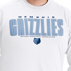 Memphis Grizzlies G-III Sports by Carl Banks Adaptive Printed Mesh Effect Long Sleeve T-Shirt - White online