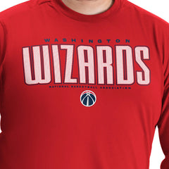 Washington Wizards G-III Sports by Carl Banks Adaptive Printed Mesh Effect Long Sleeve T-Shirt - Red shop