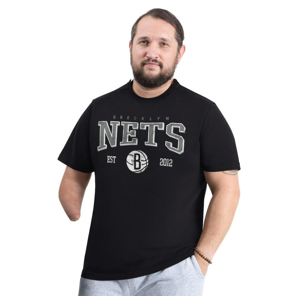 Brooklyn Nets G-III Sports by Carl Banks Adaptive Classic Team Spirit Short Sleeve T-Shirt - Black online
