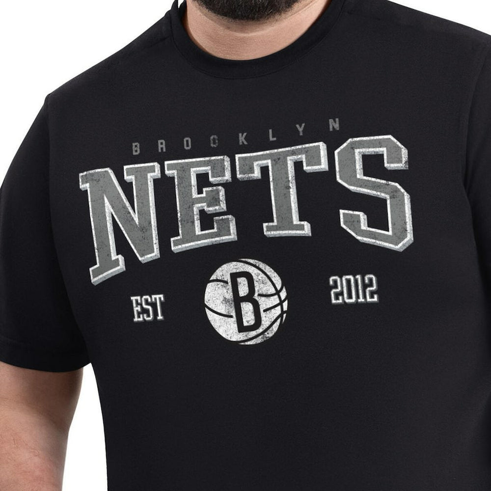 Brooklyn Nets G-III Sports by Carl Banks Adaptive Classic Team Spirit Short Sleeve T-Shirt - Black online