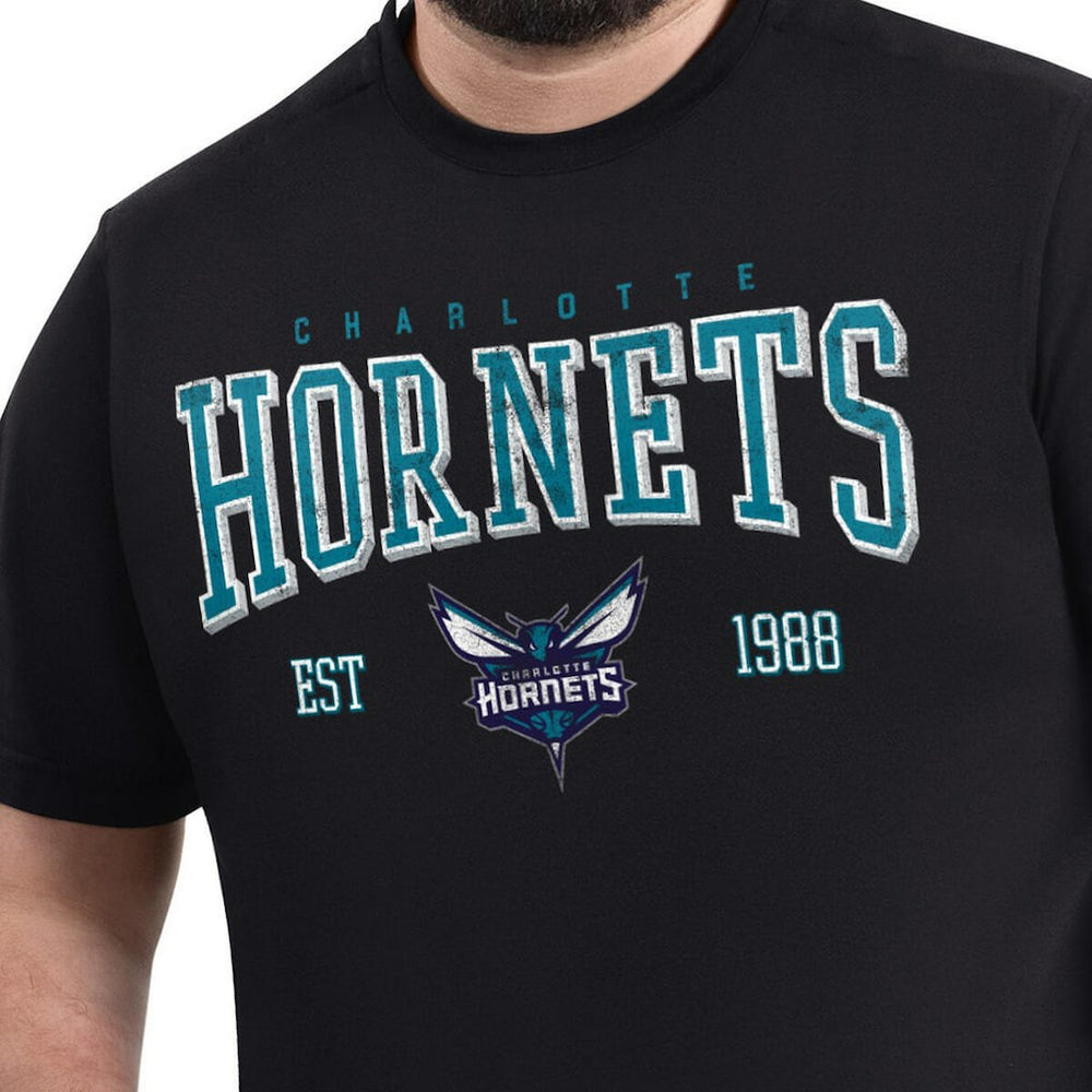 Charlotte Hornets G-III Sports by Carl Banks Adaptive Classic Team Spirit Short Sleeve T-Shirt - Black for sale