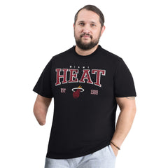 Miami Heat G-III Sports by Carl Banks Adaptive Classic Team Spirit Short Sleeve T-Shirt - Black discount