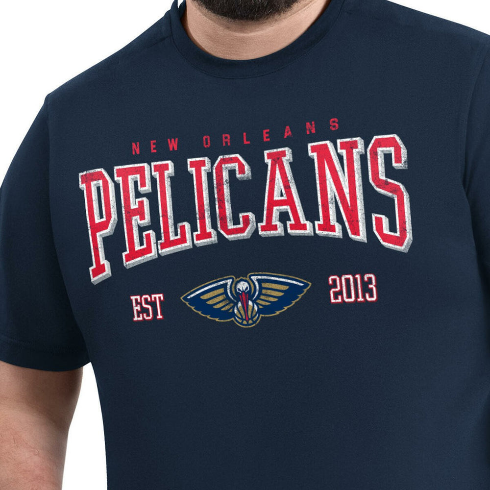 New Orleans Pelicans G-III Sports by Carl Banks Adaptive Classic Team Spirit Short Sleeve T-Shirt - Navy outlet