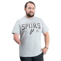 San Antonio Spurs G-III Sports by Carl Banks Adaptive Classic Team Spirit Short Sleeve T-Shirt - Gray online