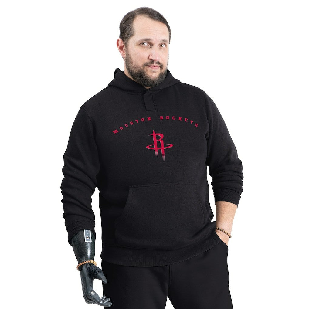 Houston Rockets G-III Sports by Carl Banks Adaptive Team Arc Fleece Hoodie sale - Black online