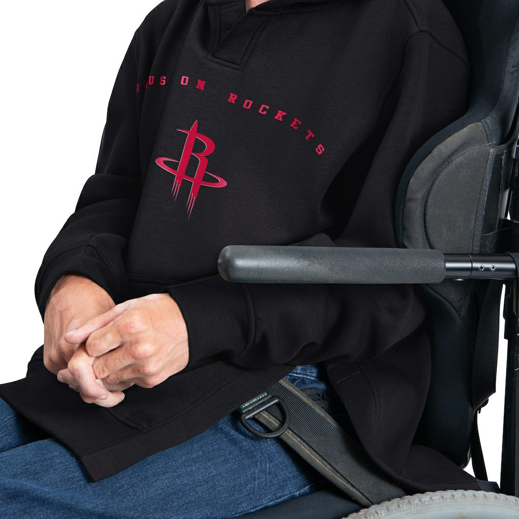 Houston Rockets G-III Sports by Carl Banks Adaptive Team Arc Fleece Hoodie sale - Black online