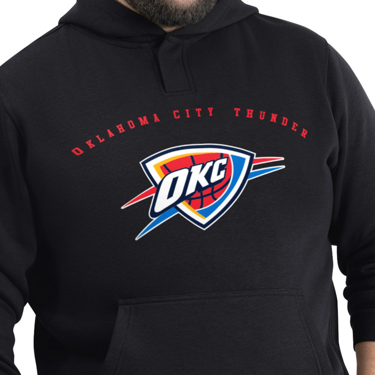 Oklahoma City Thunder G-III Sports by Carl Banks Adaptive Team Arc Fleece Hoodie - Black shop
