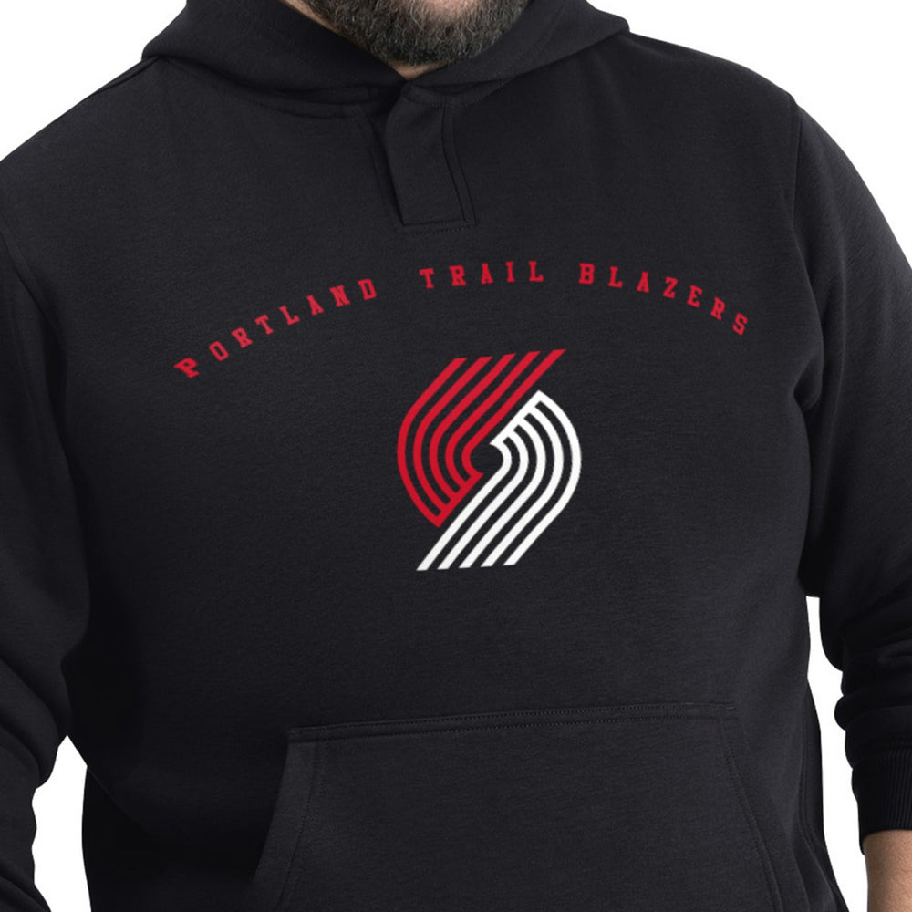 Portland Trail Blazers G-III Sports by Carl Banks Adaptive Team Arc Fleece Hoodie - Black shop