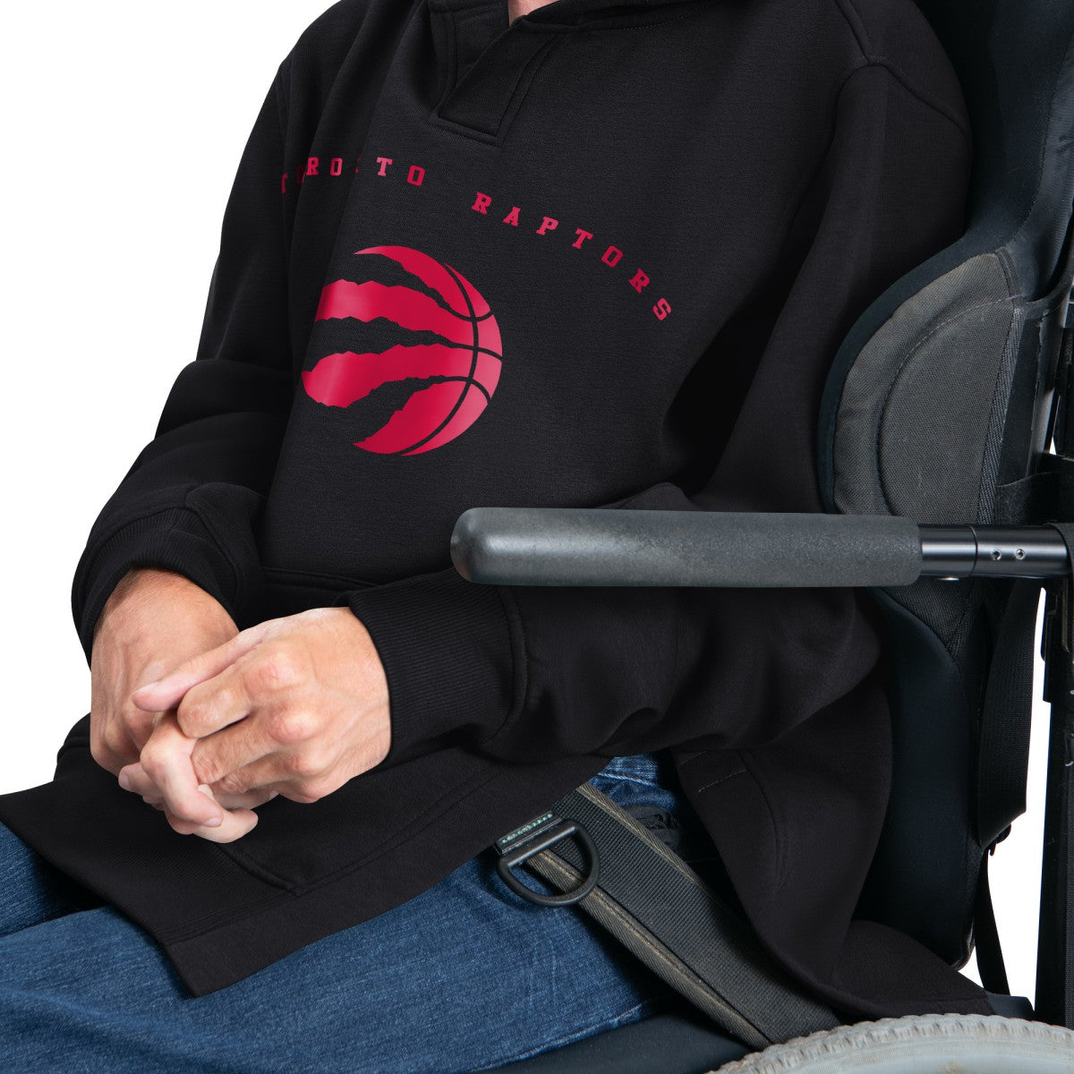 Toronto Raptors G-III Sports by Carl Banks Adaptive Team Arc Fleece Hoodie - Black for sale