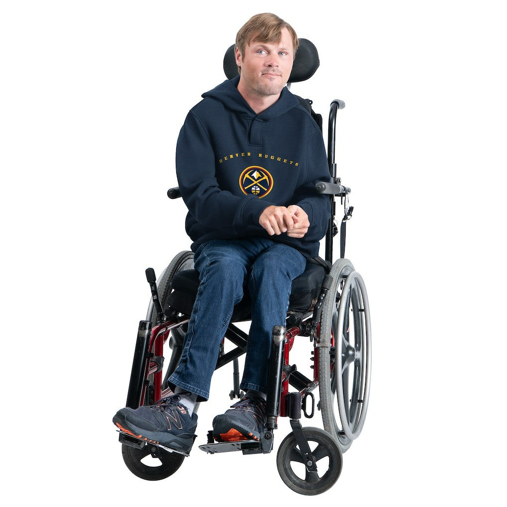 Denver Nuggets G-III Sports by Carl Banks Adaptive Team Arc Fleece Hoodie sale - Navy shop