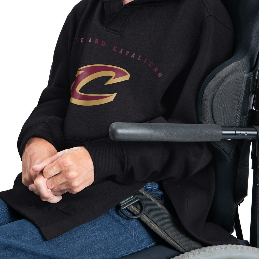 Cleveland Cavaliers G-III Sports by Carl Banks Adaptive Team Arc Fleece Hoodie sale - Black cheap